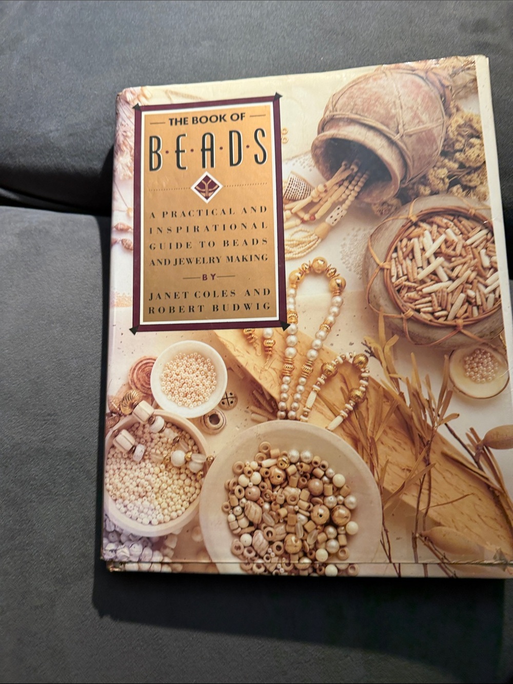 The Book of Beads - Bead Jewelry Guide (Beige/Tan) Hardcover